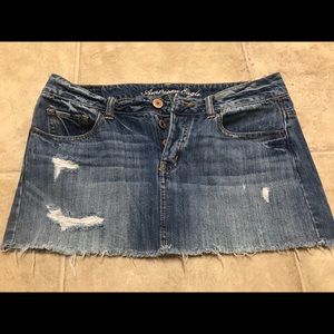 American Eagle Jean Mini Skirt